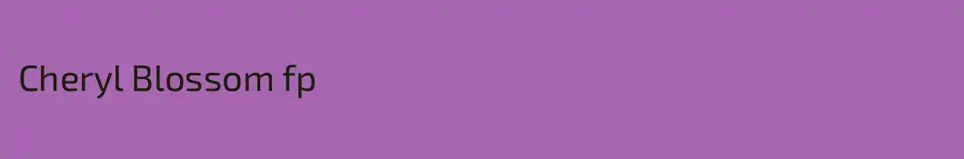 Cheryl Blossom fp